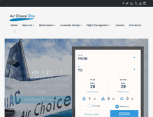 Tablet Screenshot of airchoiceone.com